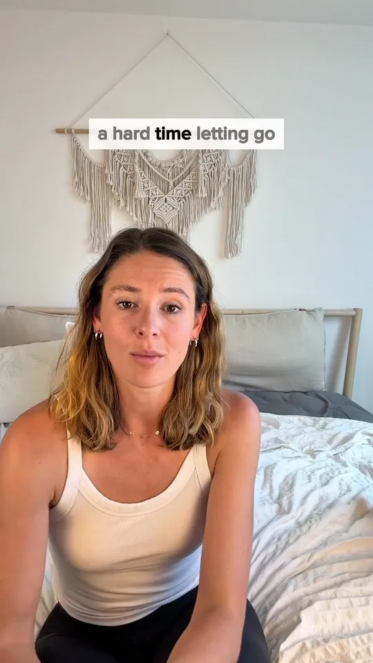 A parent talking about having a hard time letting go